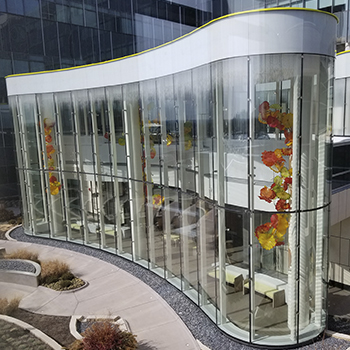 chihuly sanctuary at Fred & Pamela Buffett Cancer Center Omaha