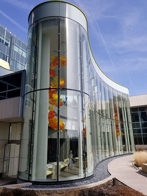chihuly sanctuary curved insulated glass units Omaha
