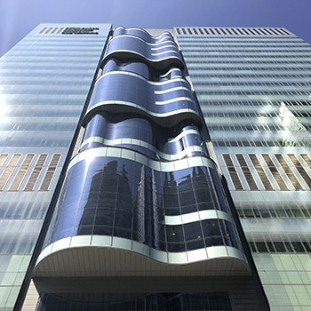 Sick Kids Hospital Toronto insulated curved glass facade