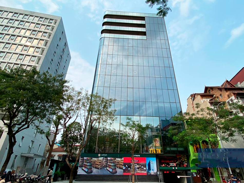 TTG Tower Hanoi Vietnam curved insulated units